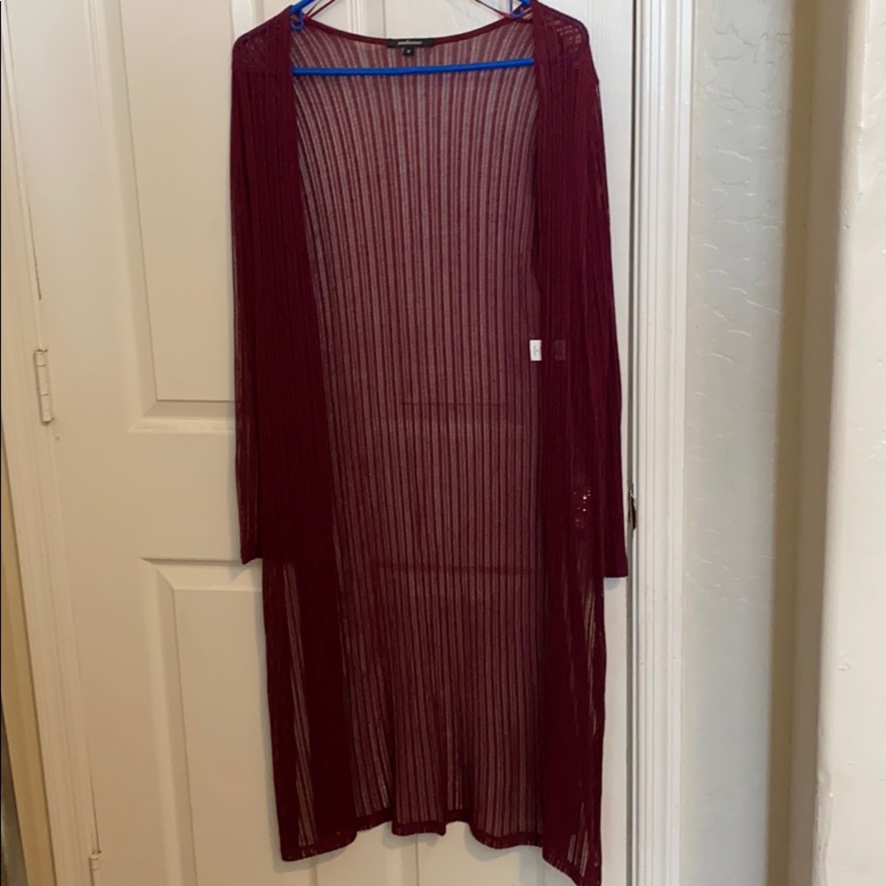 Long sleeve coverup